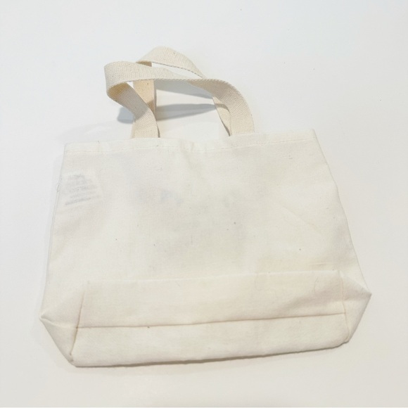 Butterfly Micro Mini Fabric Cloth Canvas Tote Bag - Picture 3 of 5